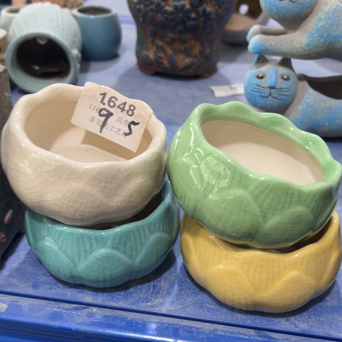 陶瓷多肉小花盆@@1648