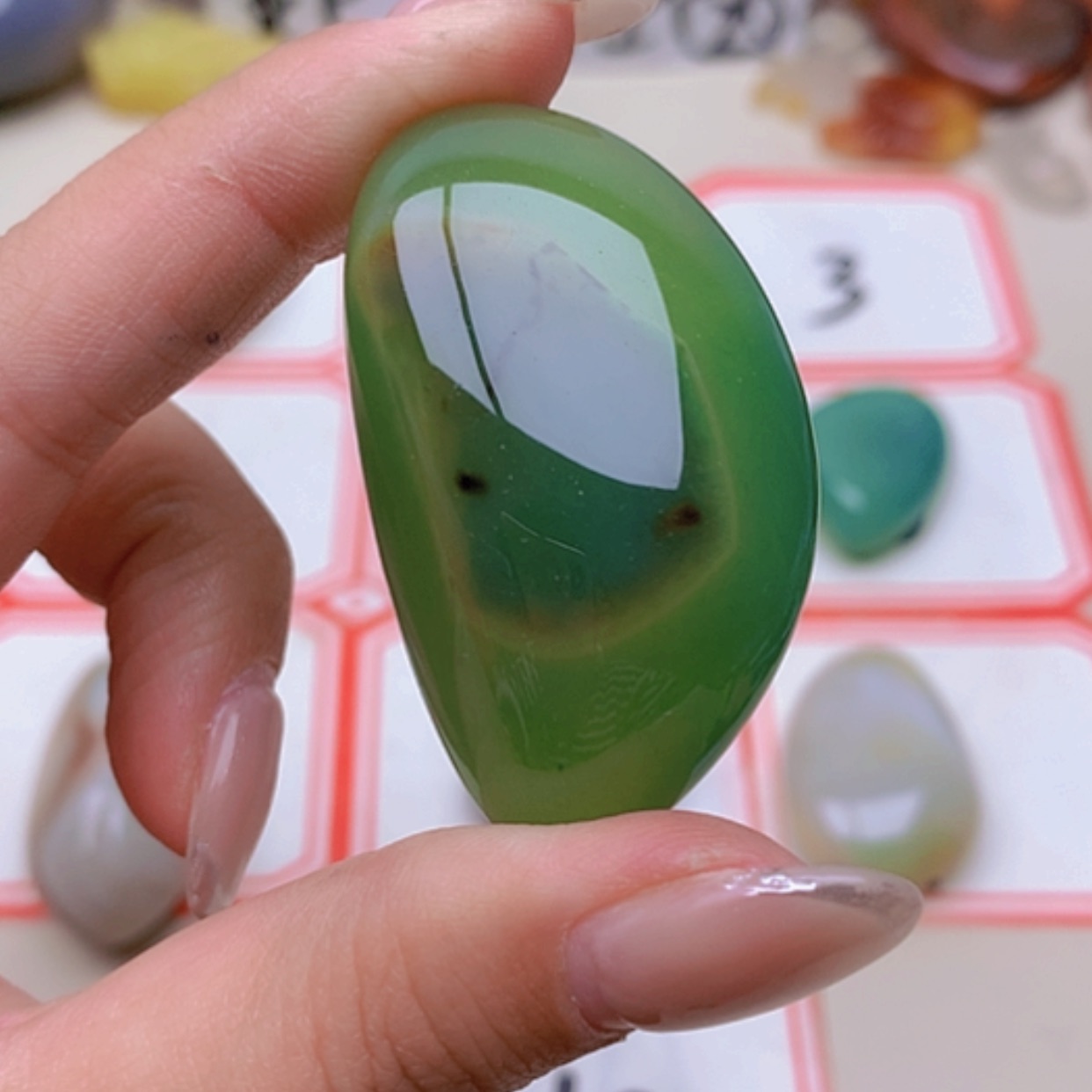 【闪购商品】未镶嵌玛瑙/玉髓珠宝半成品泽***0