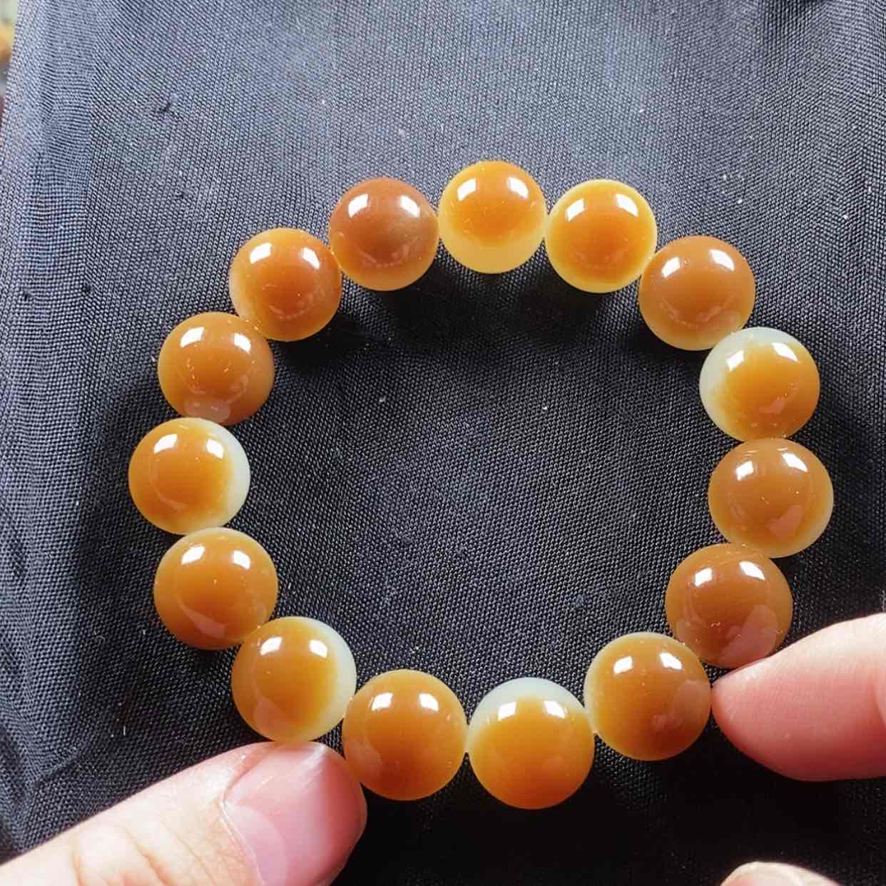 【闪购商品】和田玉（糖玉）手链未镶嵌