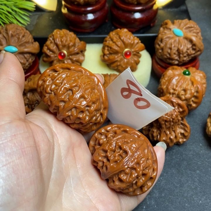 文玩核桃把件43宫灯80