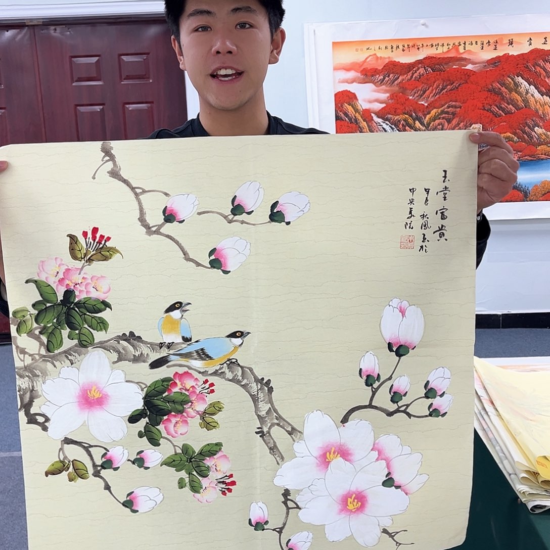 国画宣纸国画纯手绘作品