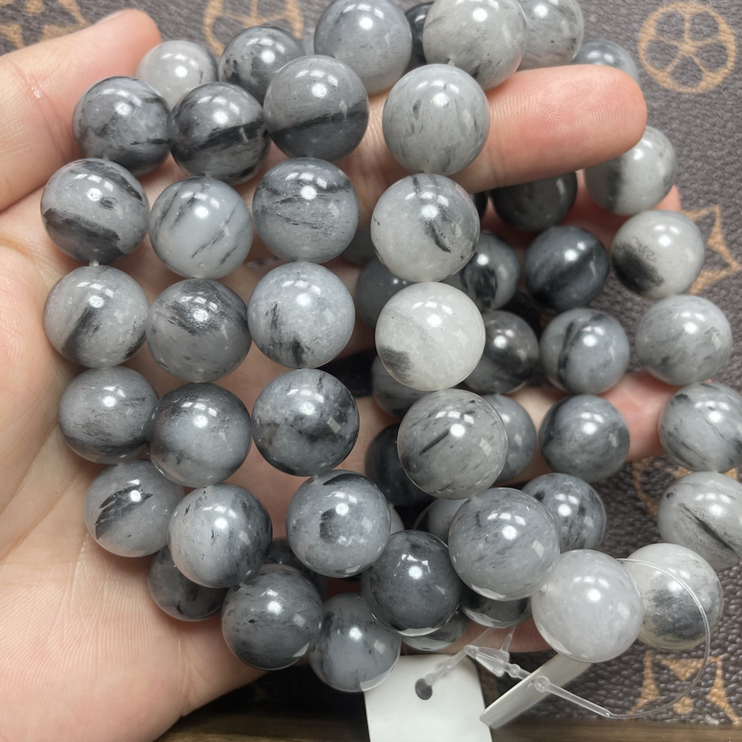 新疆料精品青花手串