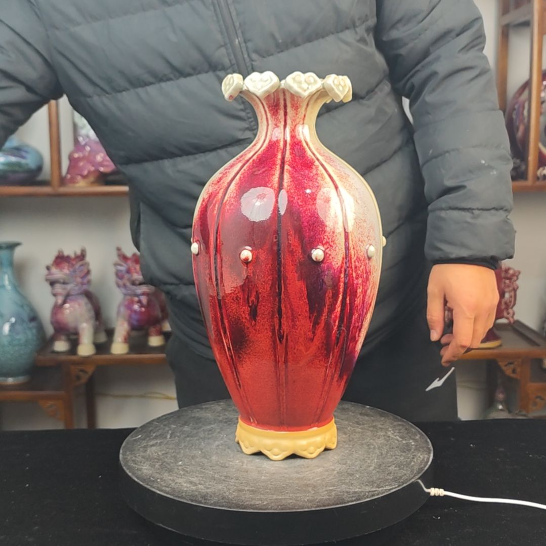 摆件神后镇钧瓷摆件