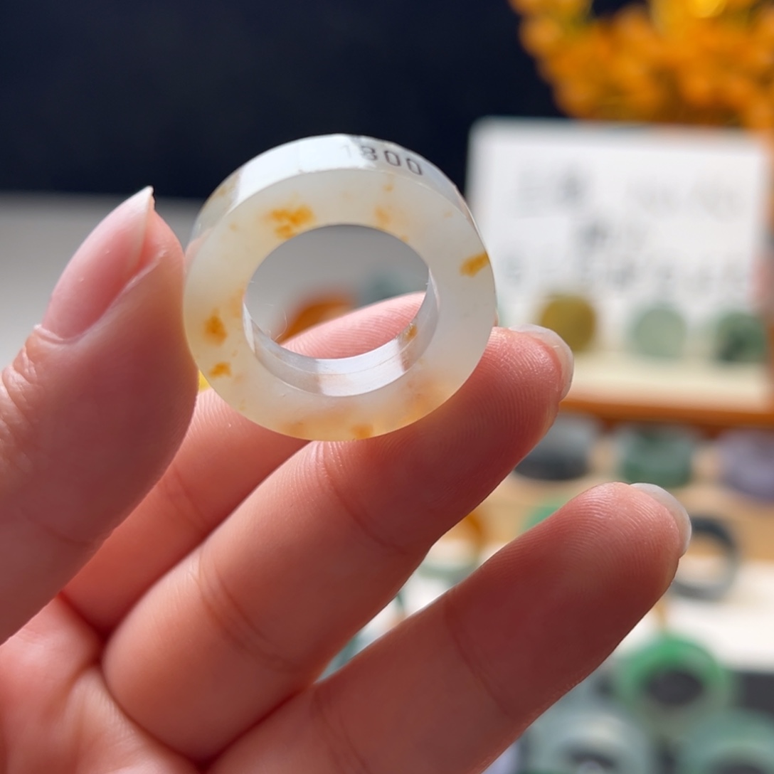 定制翡翠未镶嵌12/18桂花糕