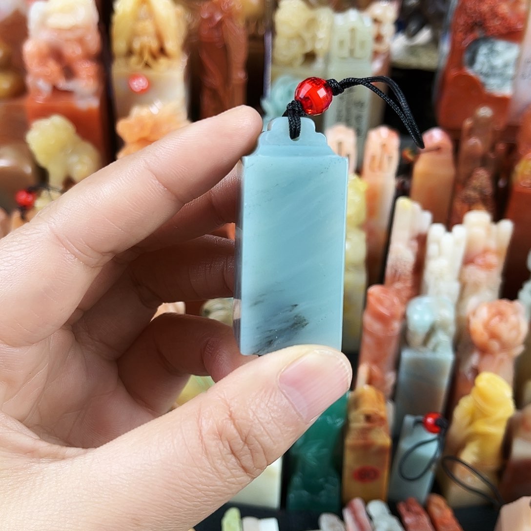 寿山石印石半*瓜1。  0。   0。