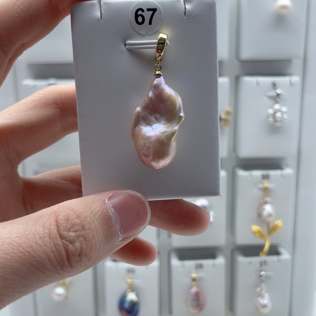 淡水珍珠合金颈饰