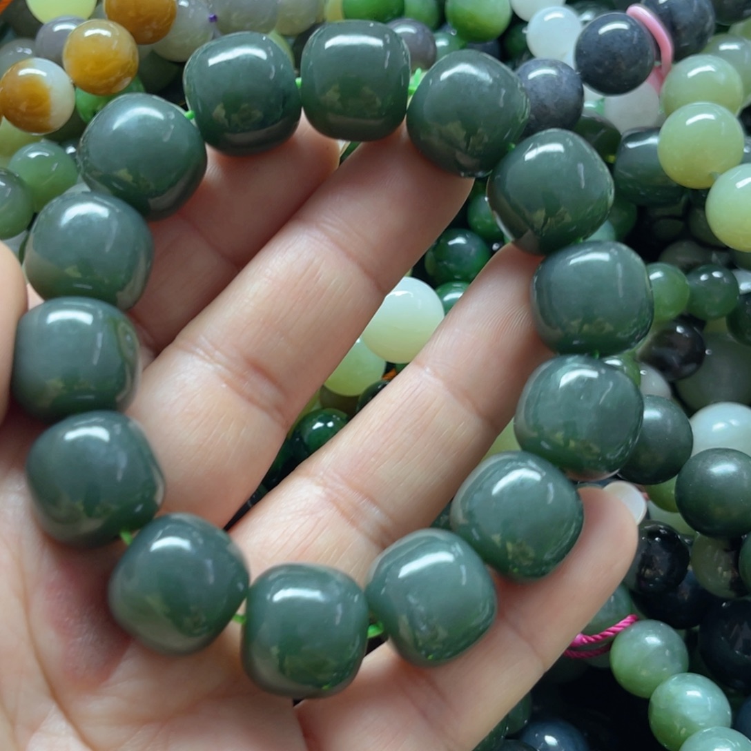 和田玉手链未镶嵌