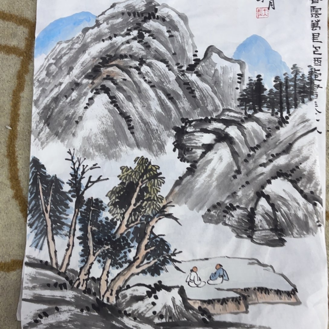 国画左庭强小品艺