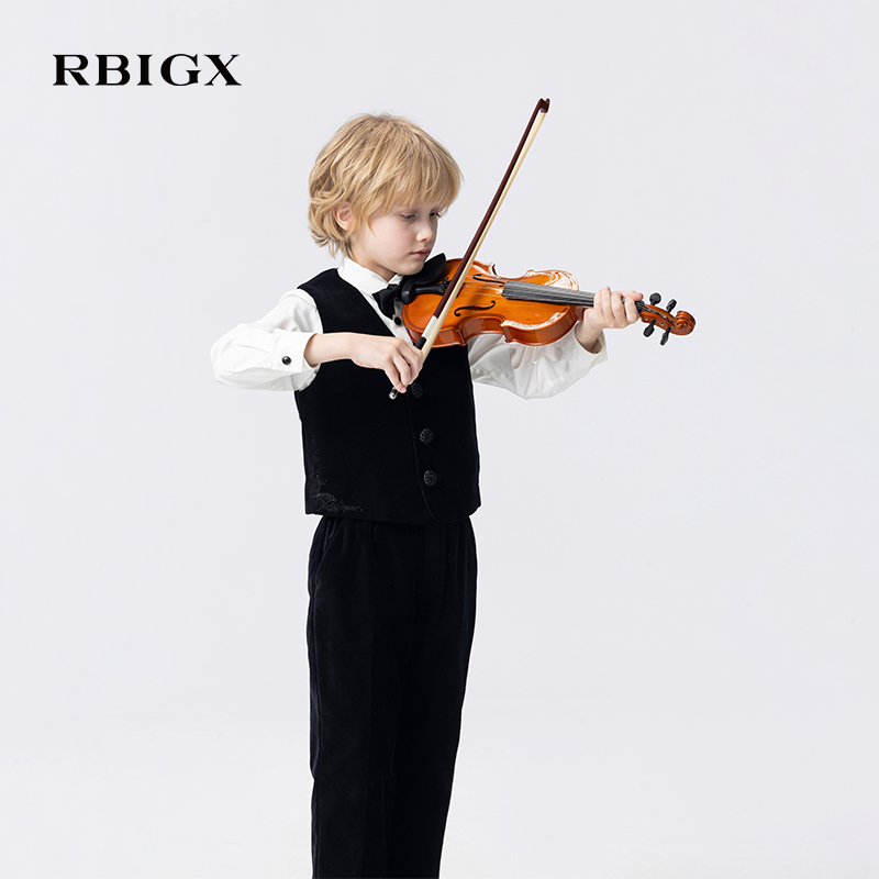 RBIGX瑞比克童装2025秋季新款潮流复古帅气设计简约大方儿童马甲