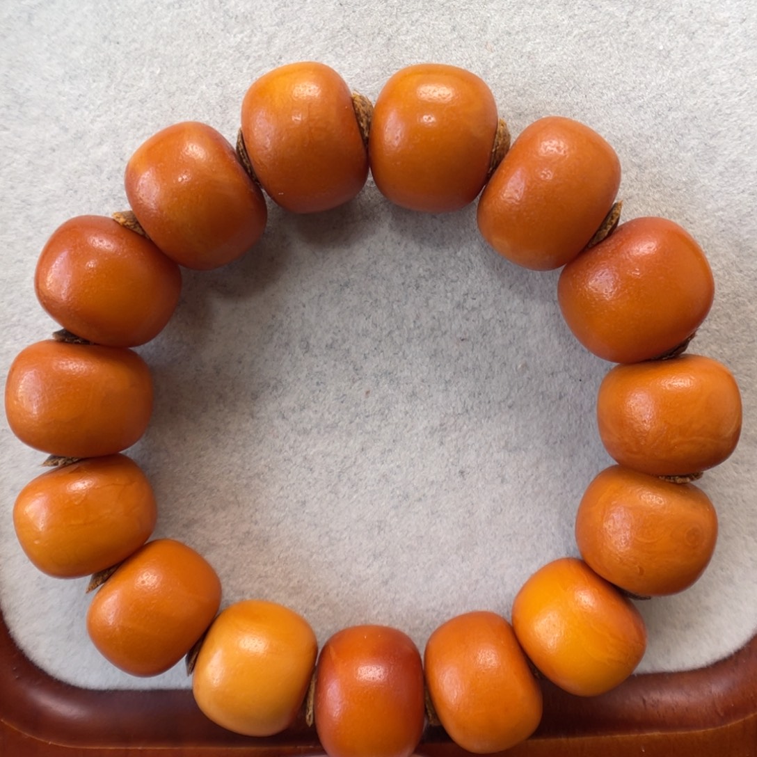 蜜蜡未镶嵌手链蜜蜡