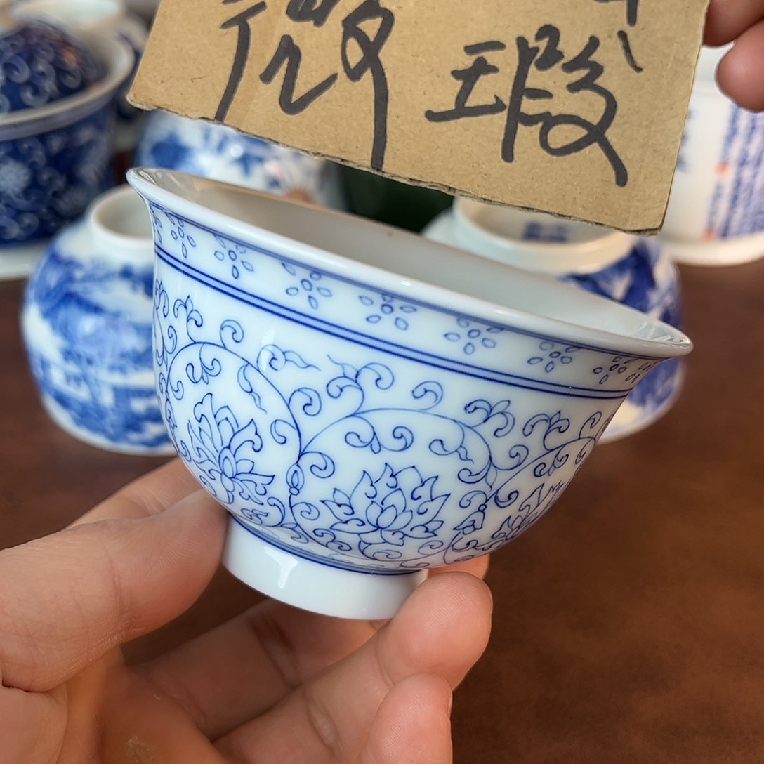 杯景德镇全手工手绘陶瓷