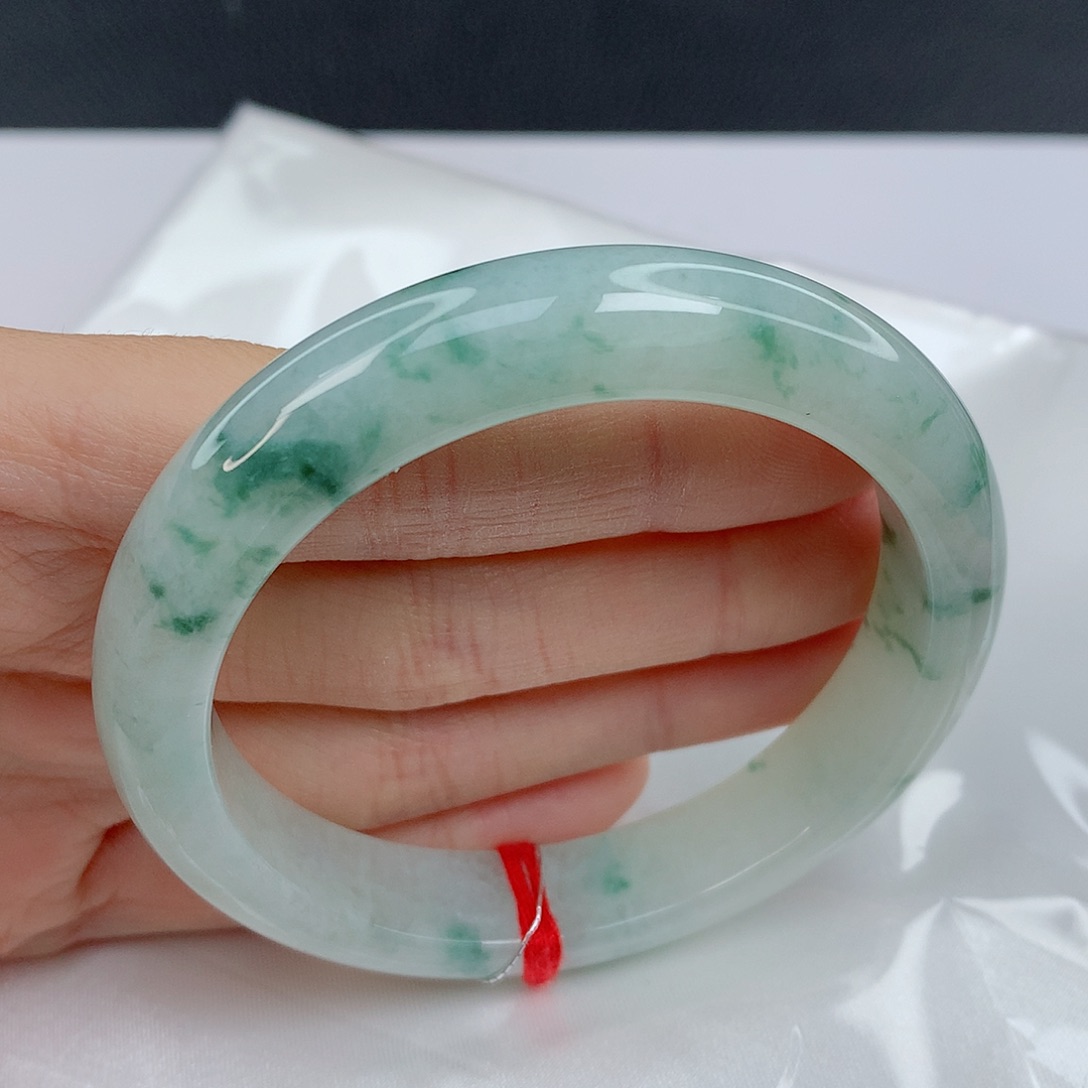 翡翠手镯未镶嵌57.3正圈