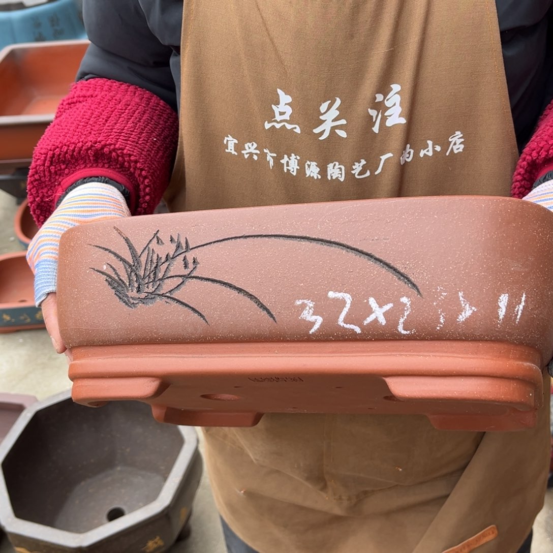 紫砂花盆盆景艺术