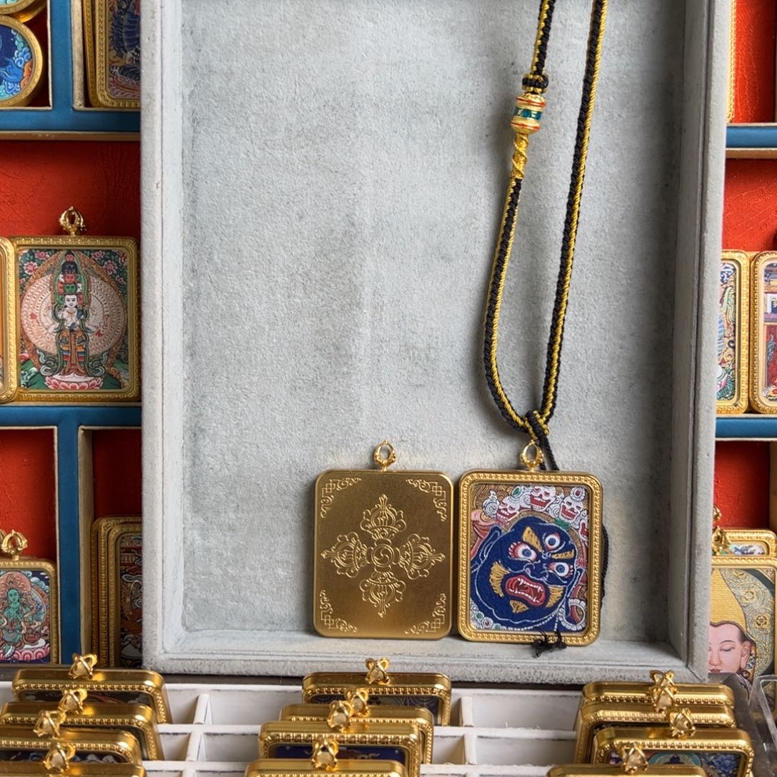 喜***發吊坠单面私人定制大黑天