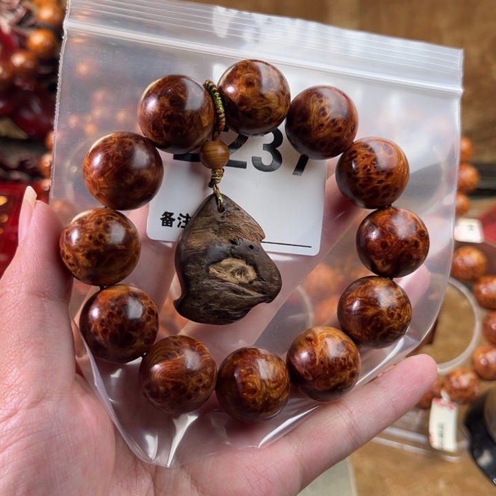 柏木（崖柏）手串/手链2.0金刚骨料