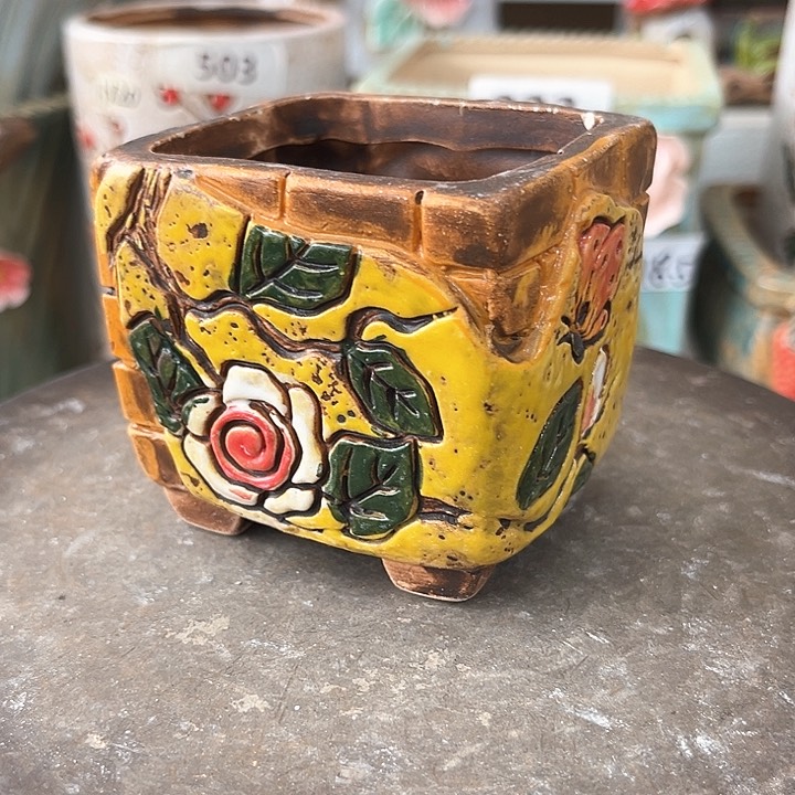 紫砂花盆粗陶材质多肉花盆