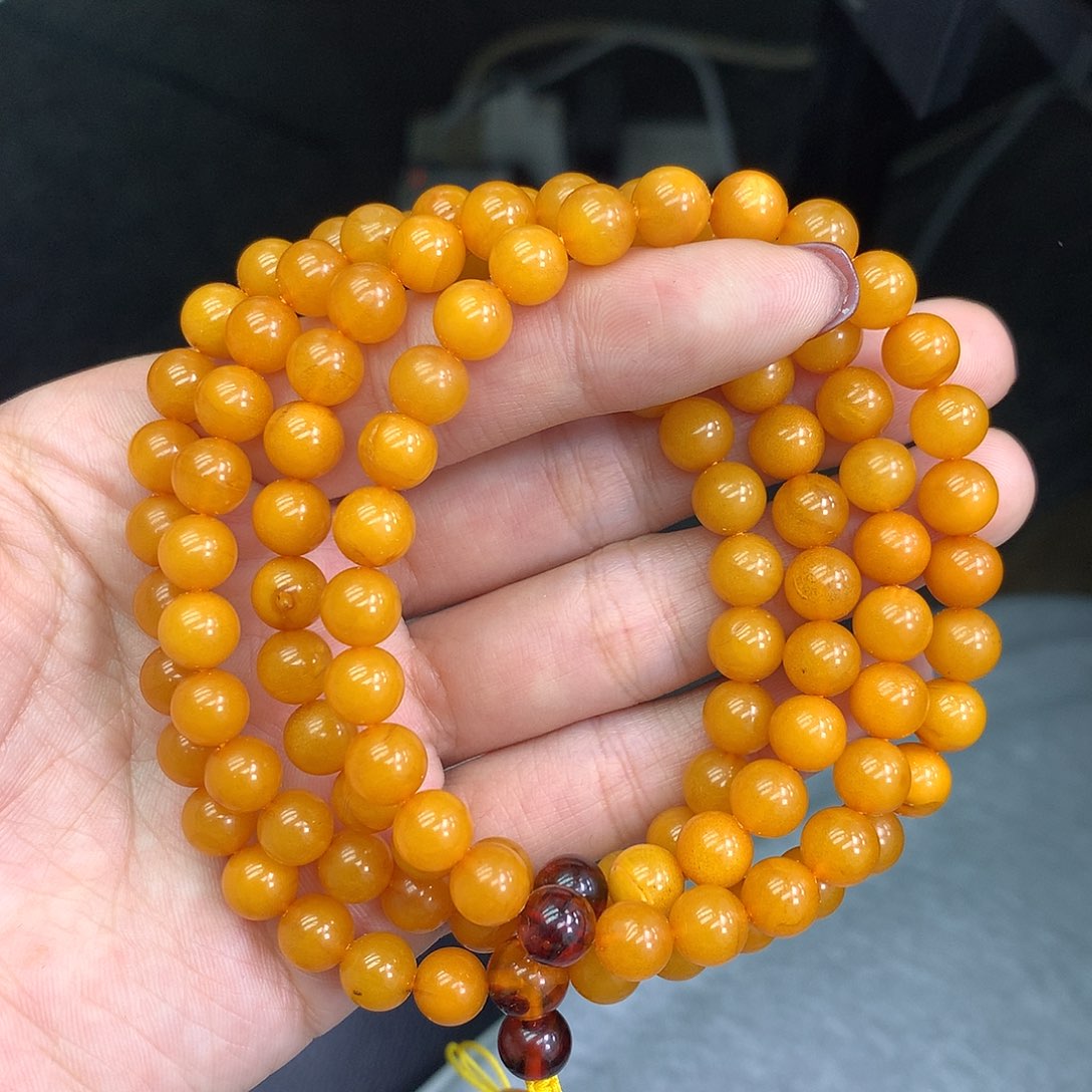 琥珀未镶嵌珠宝奇石7mm➕