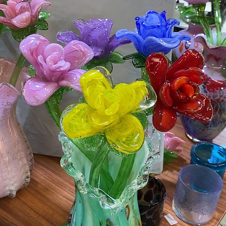 5只玫瑰花高45厘米宽12厘米