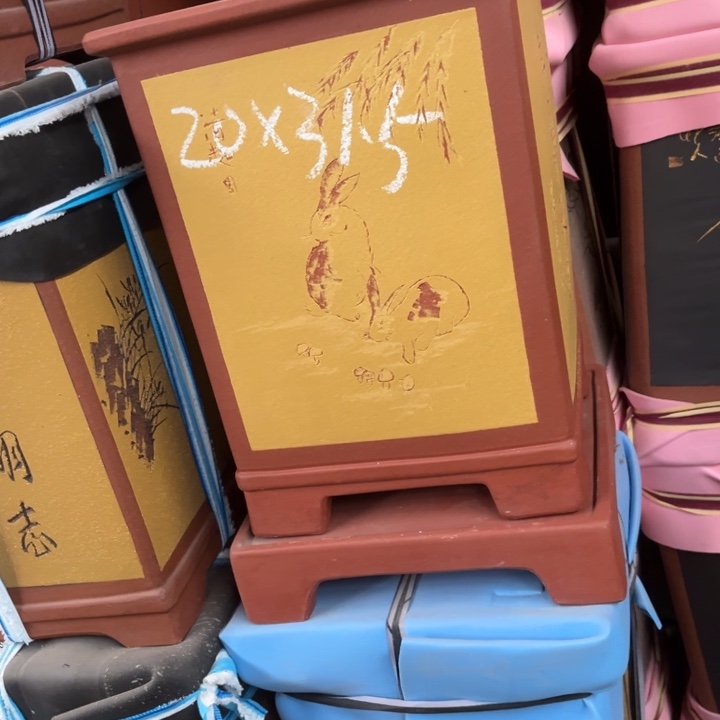 紫砂花盆紫砂花盆