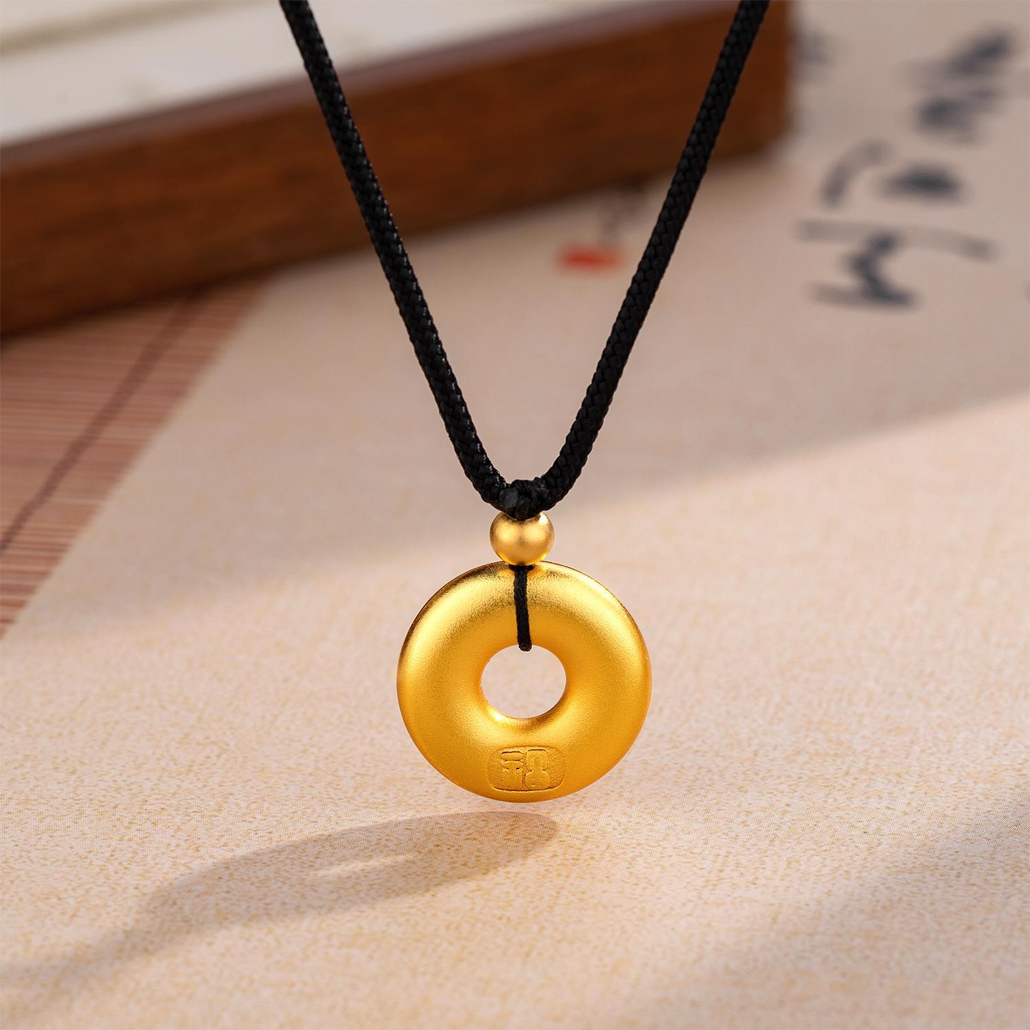  古法传承纳福平安扣吊坠-默认