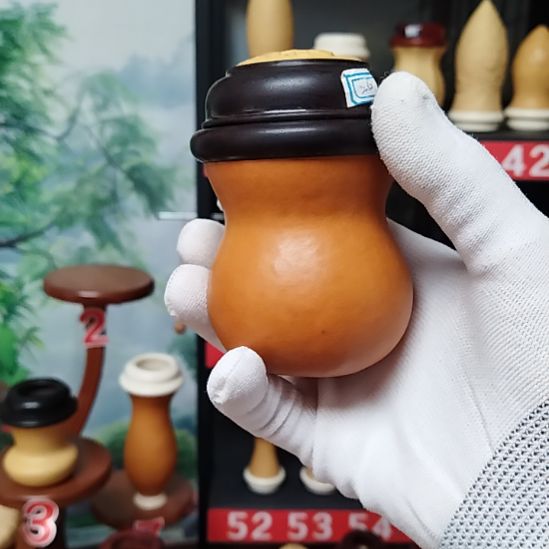 用***子本长葫芦黑檀木口盖黄杨木蒙心送簧