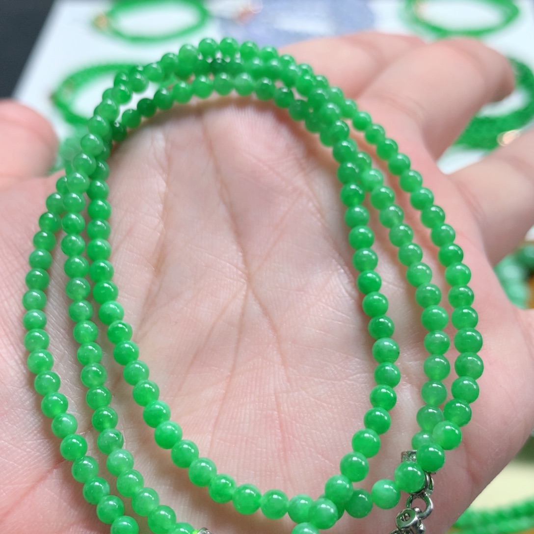 翡翠未镶嵌手链翡翠