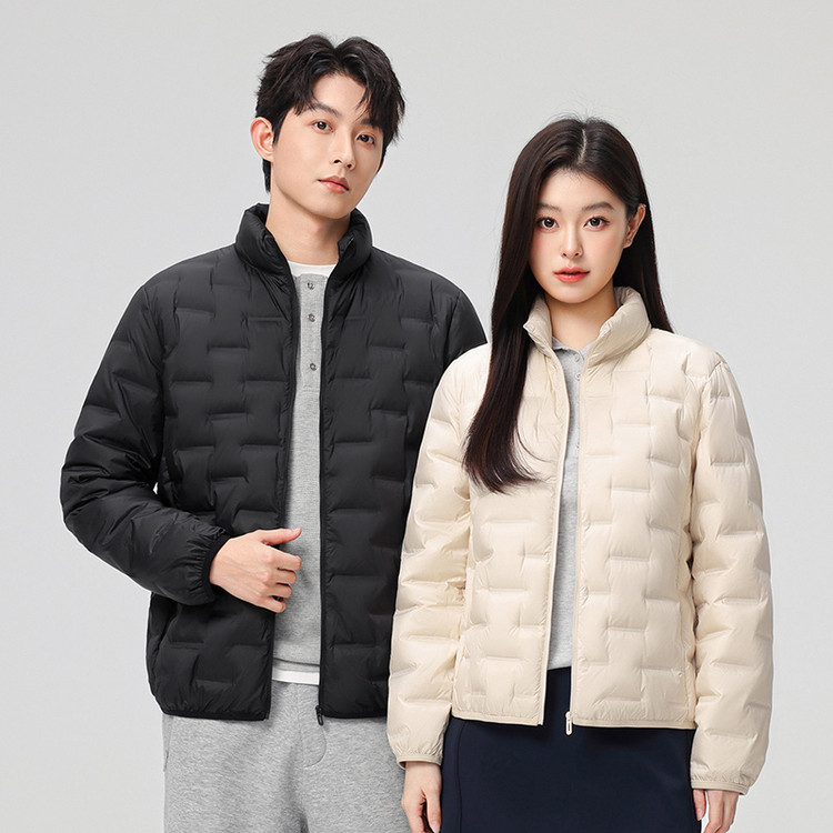 2025年冬季男士秋冬新款90绒羽绒服百搭休闲保暖外套情侣款