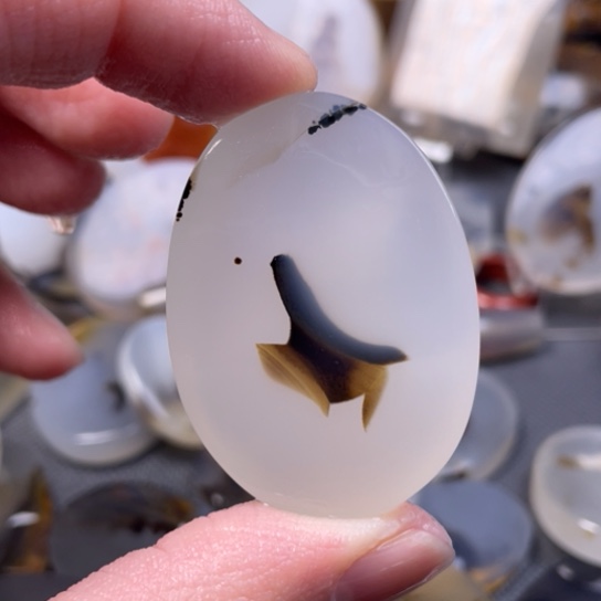 玛瑙/玉髓吊坠(不含链)未镶嵌