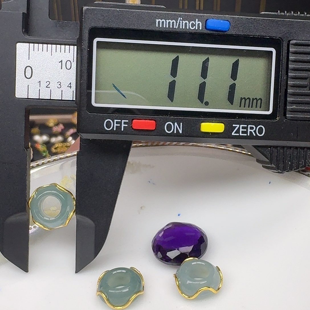 银S925镶嵌颈饰紫晶紫水晶925镶嵌9