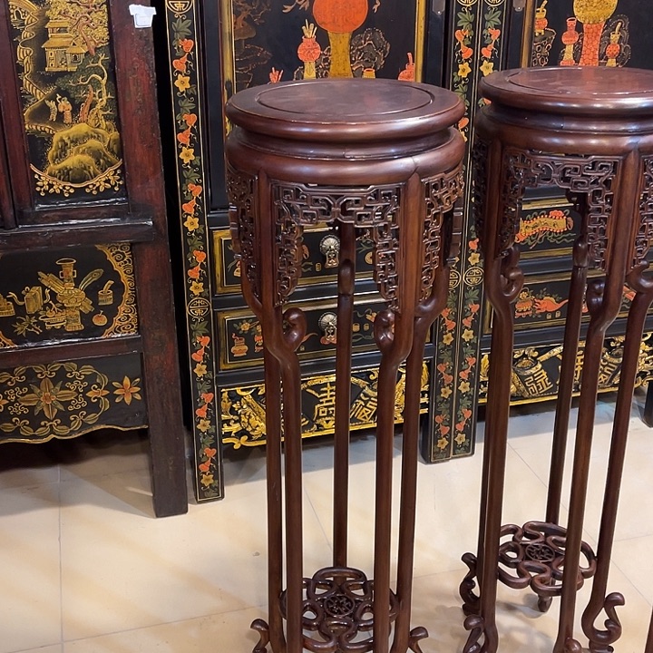 木（非红木类）花几