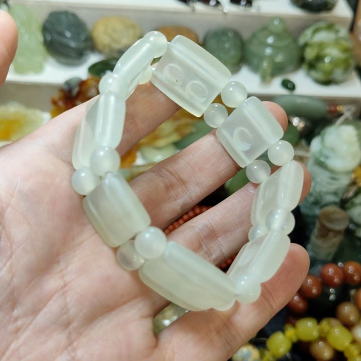 岫玉手串款式未镶嵌