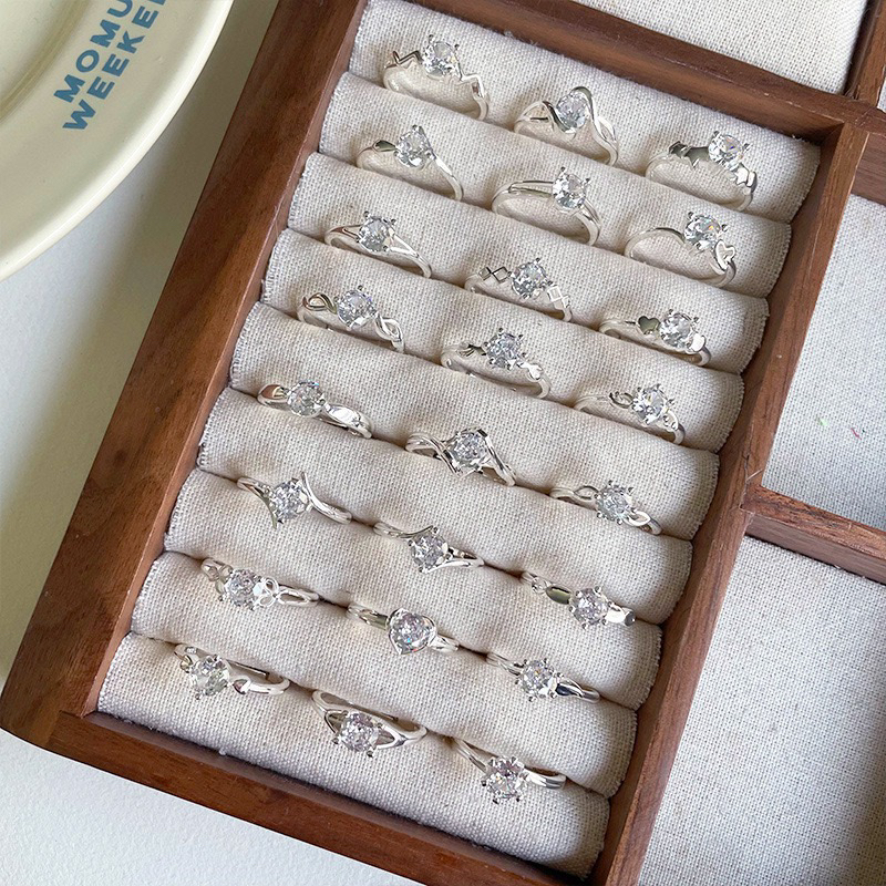 铜合金戒指 白铜包925银戒指 直播专属 扣号专属