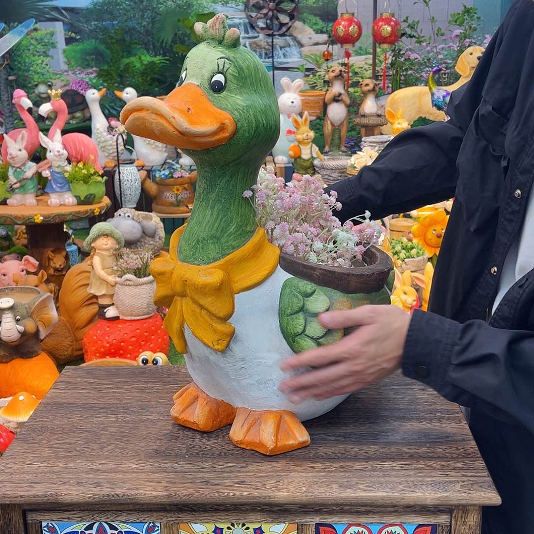 红陶花园庭院摆件