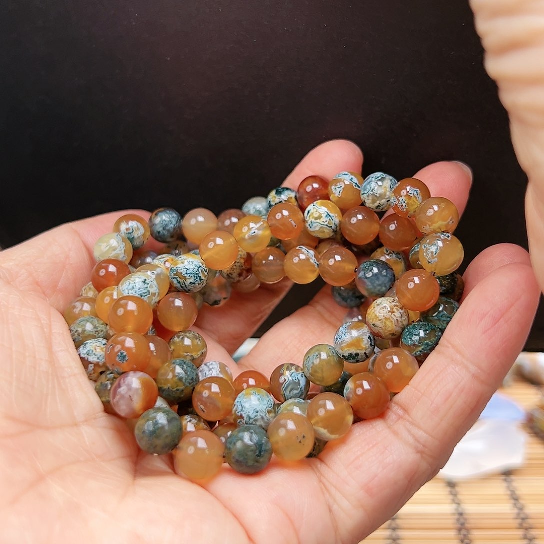 未镶嵌玛瑙/玉髓珠宝半成品