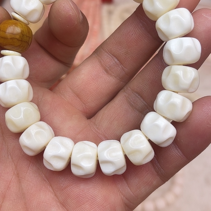 用***6鹿骨手串/手链鹿骨卡14百香带顶珠