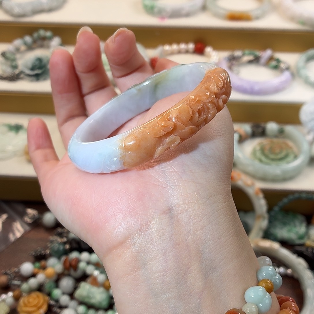 翡翠未镶嵌手镯翡翠全镯