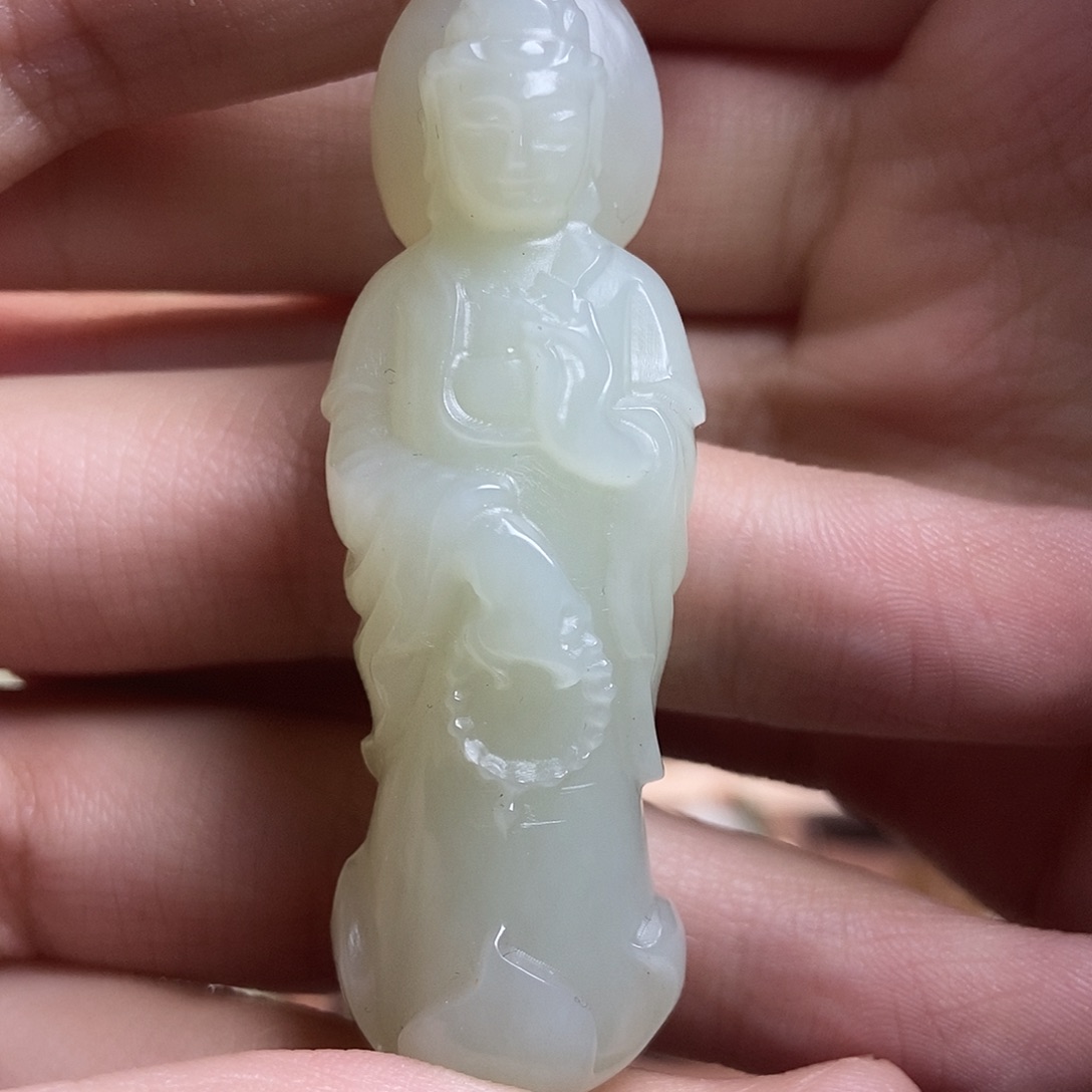 和田玉（糖玉）颈饰未镶嵌