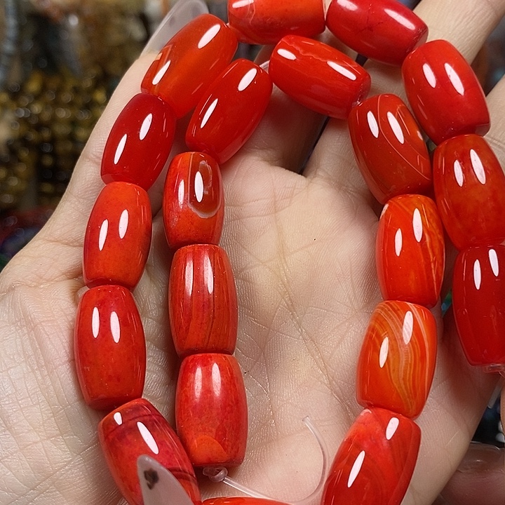 玛瑙/玉髓未镶嵌珠宝半成品玛瑙卡12*18mm