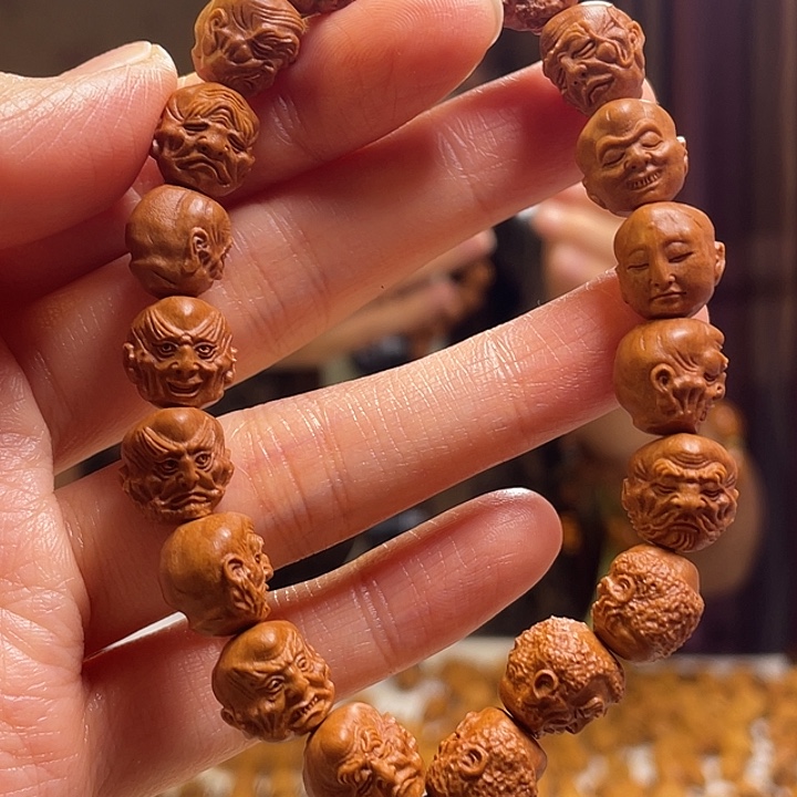 手串/手链橄榄核龙纹桃核