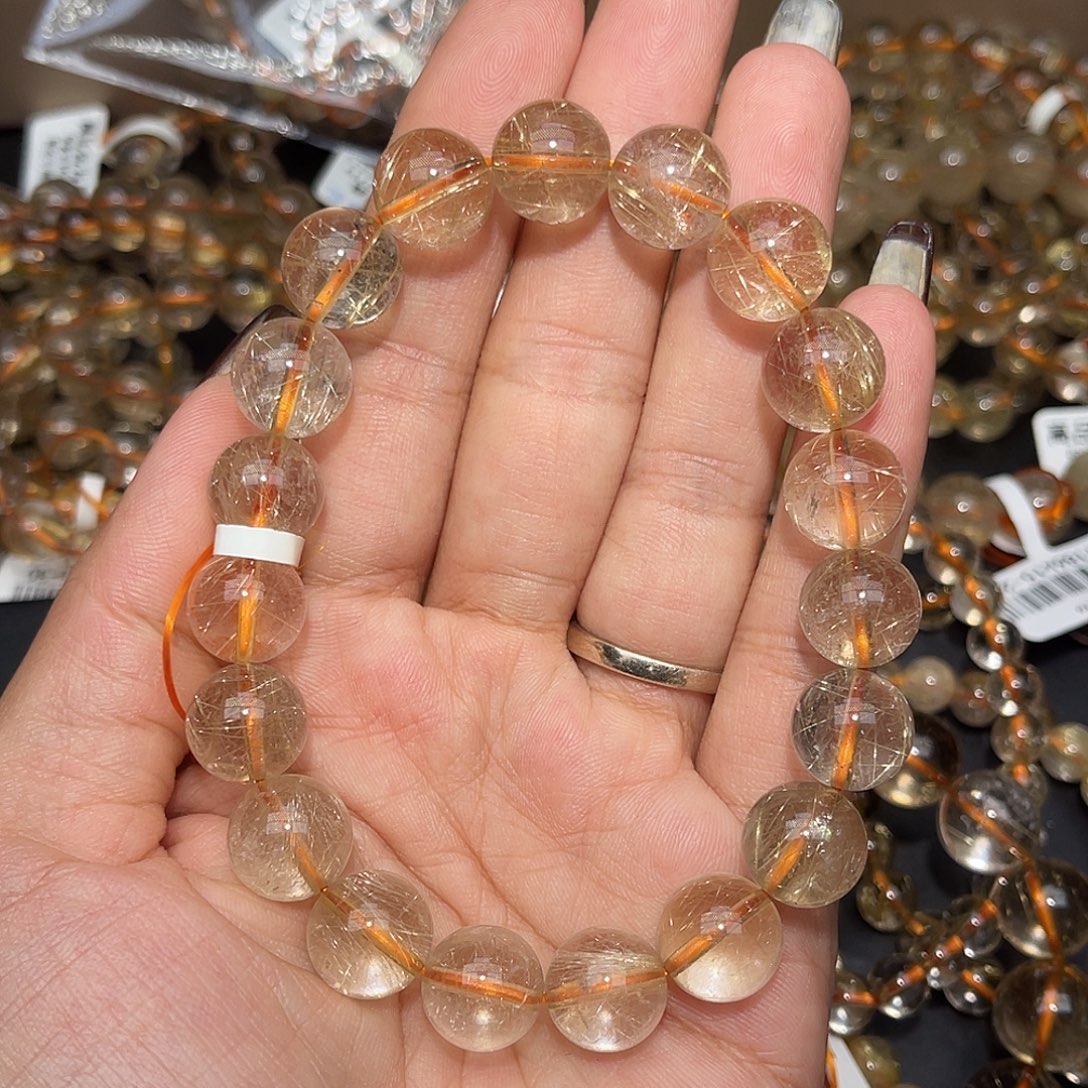 未镶嵌手链发晶金发晶11+