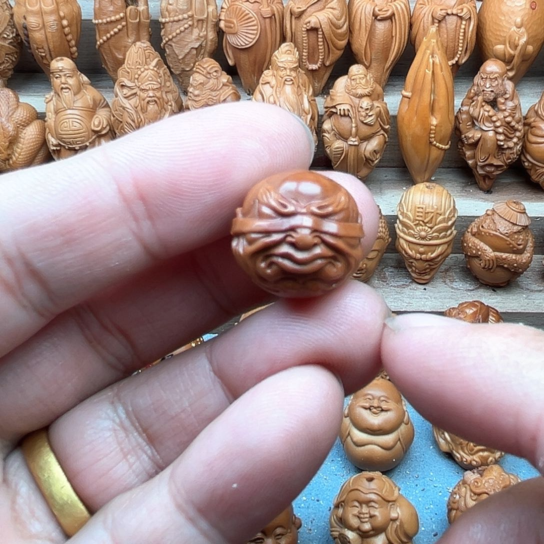 猴头核桃吊坠18盲僧