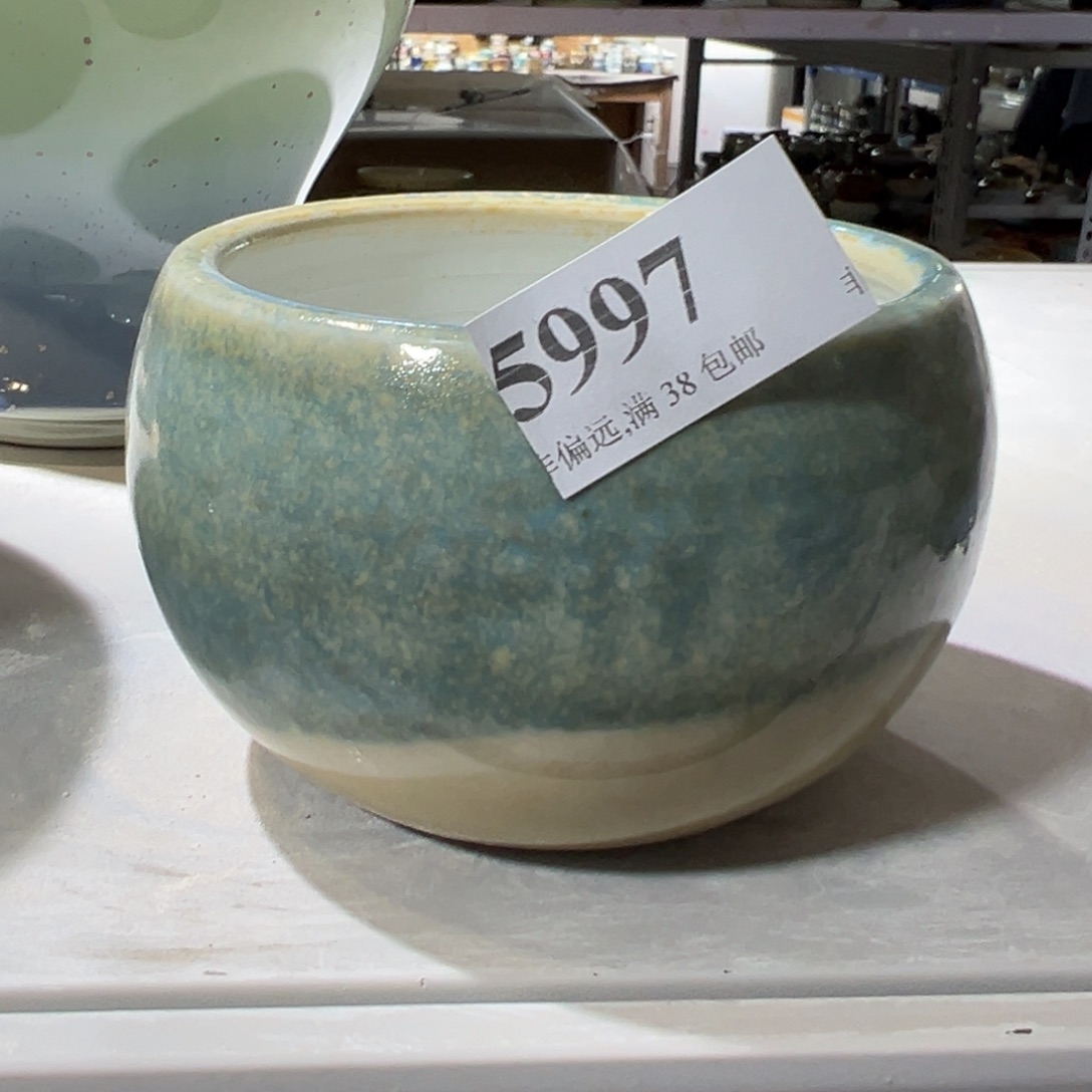 陶瓷口9高7 景德镇手工花盆