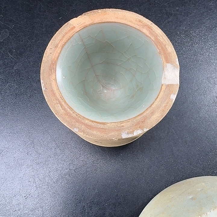 h***摆件陶龙泉窑青瓷碗盘碗