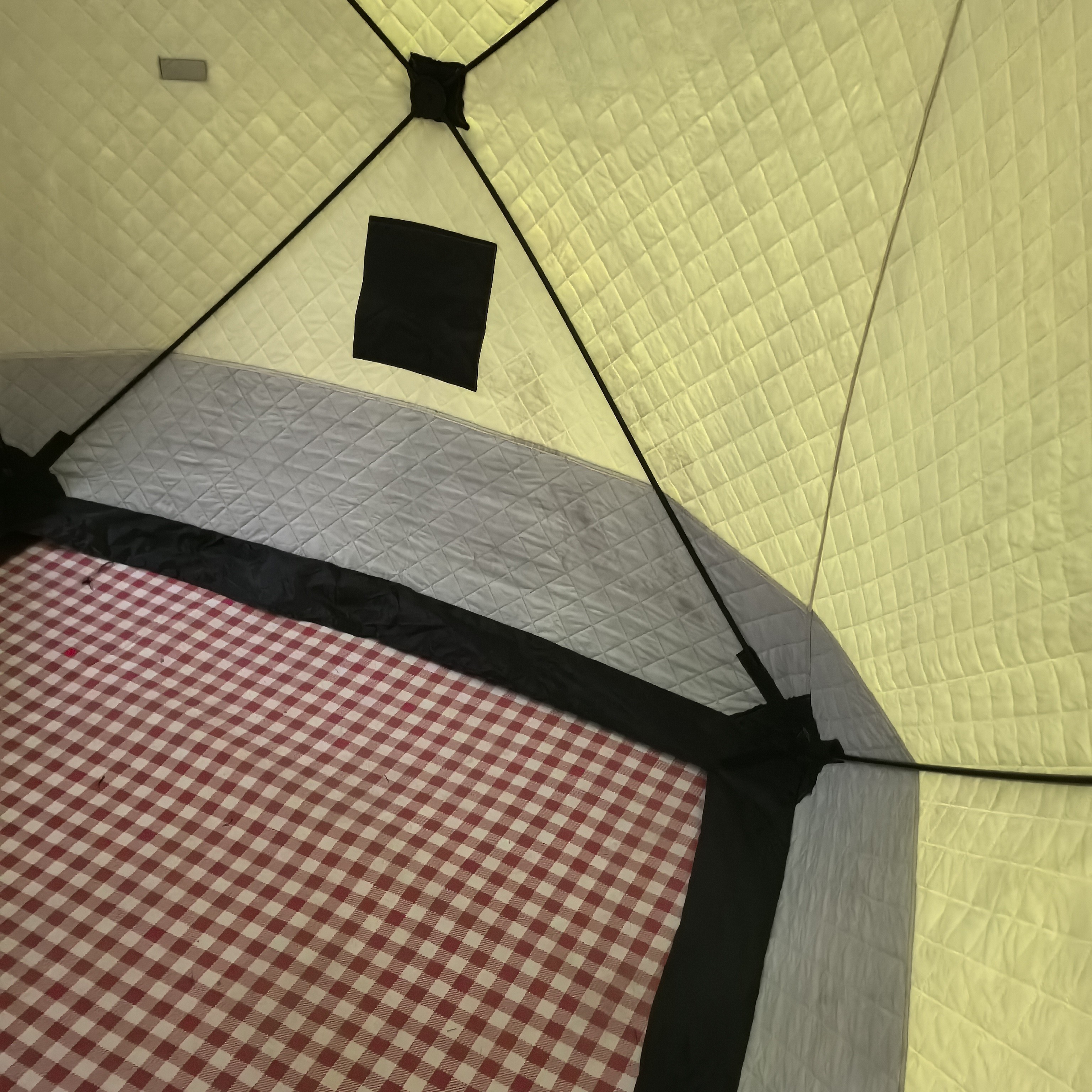 保暖抗寒速开冬钓棉帐篷