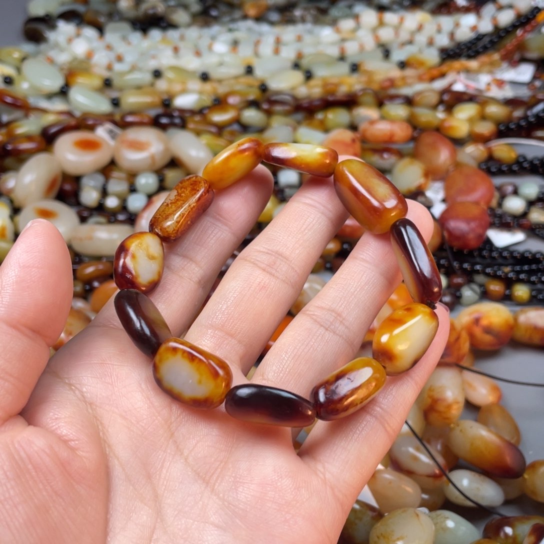 和田玉手链未镶嵌