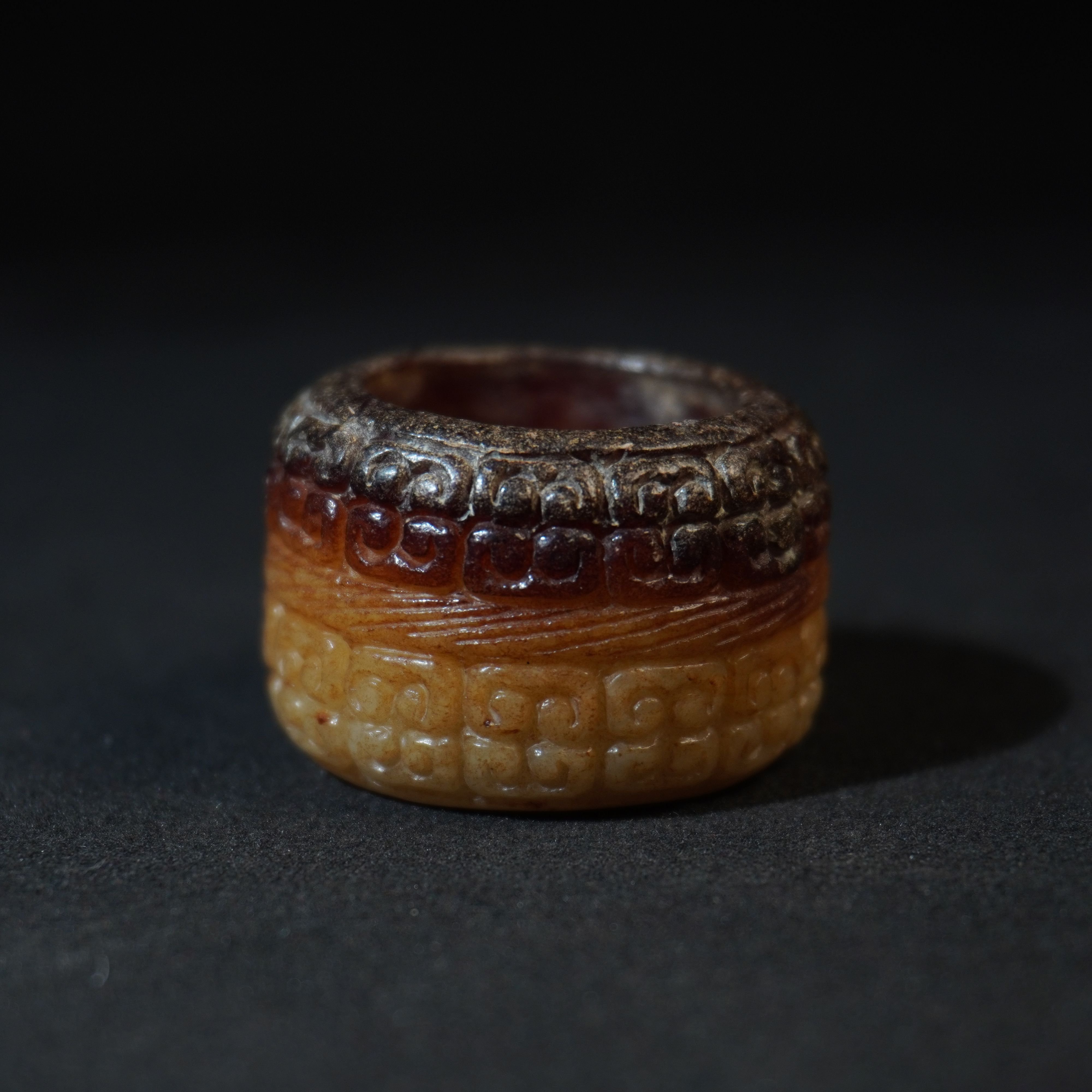 4SM12 明 和田玉扳指