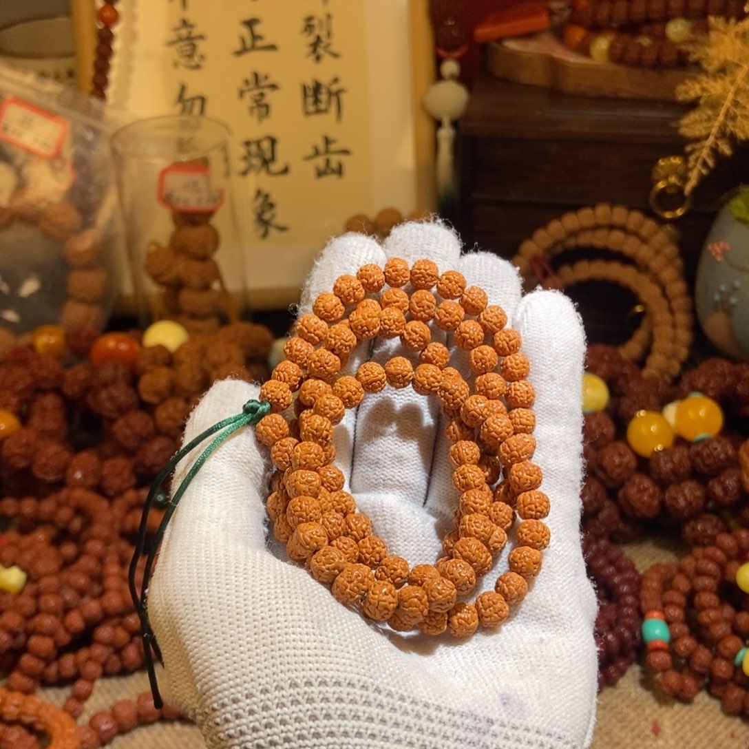 金刚菩提手串75原籽108素一物一图