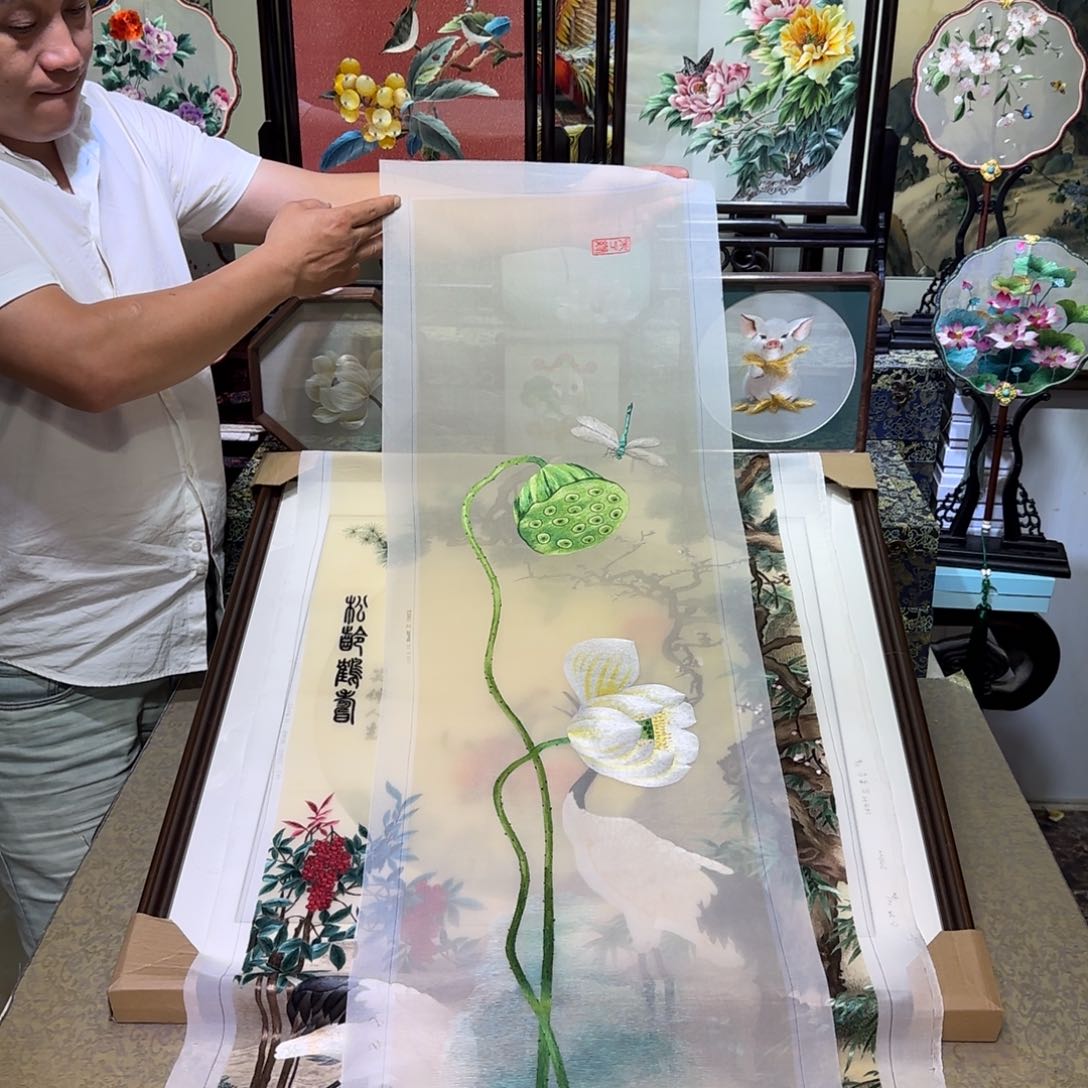 刺绣刺绣工艺精湛