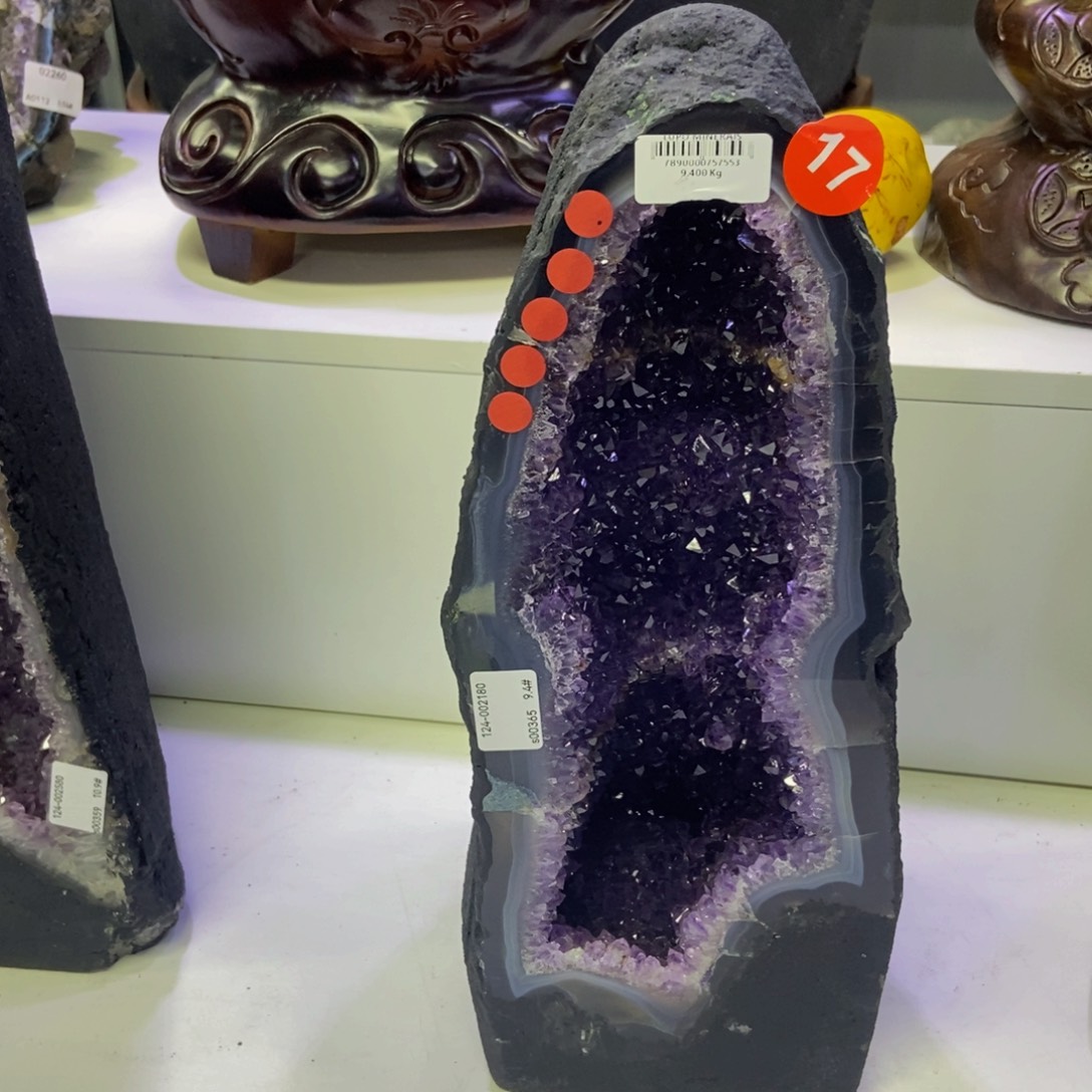 水晶大型摆件（非配饰）未镶嵌带底座