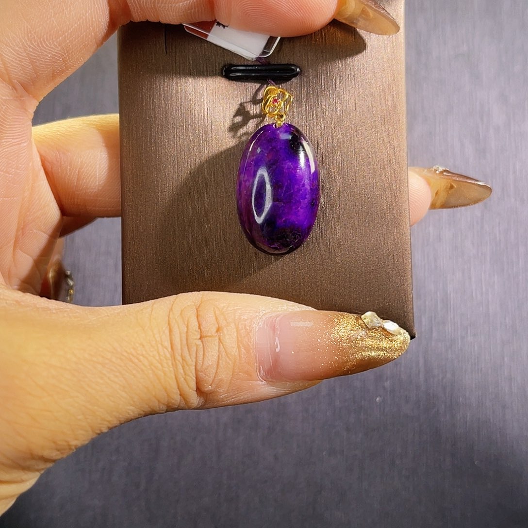 苏纪石（舒俱来）吊坠k金未镶嵌